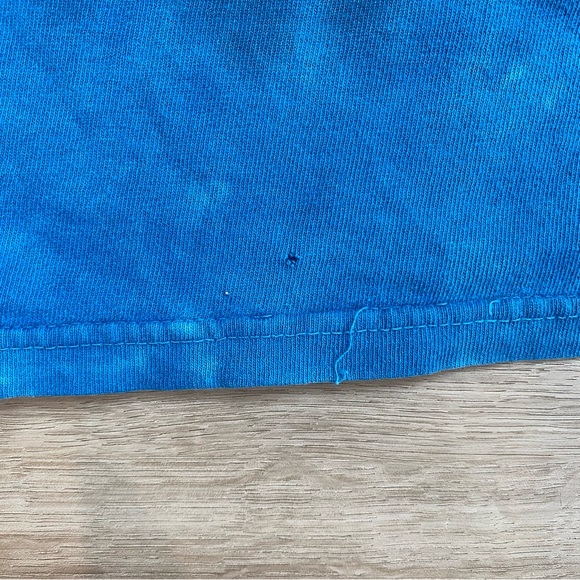 Pink Floyd Liquid Blue L Mens Graphic T-shirt Tie-Dye Dark Side Of The Moon Tee - Picture 3 of 4